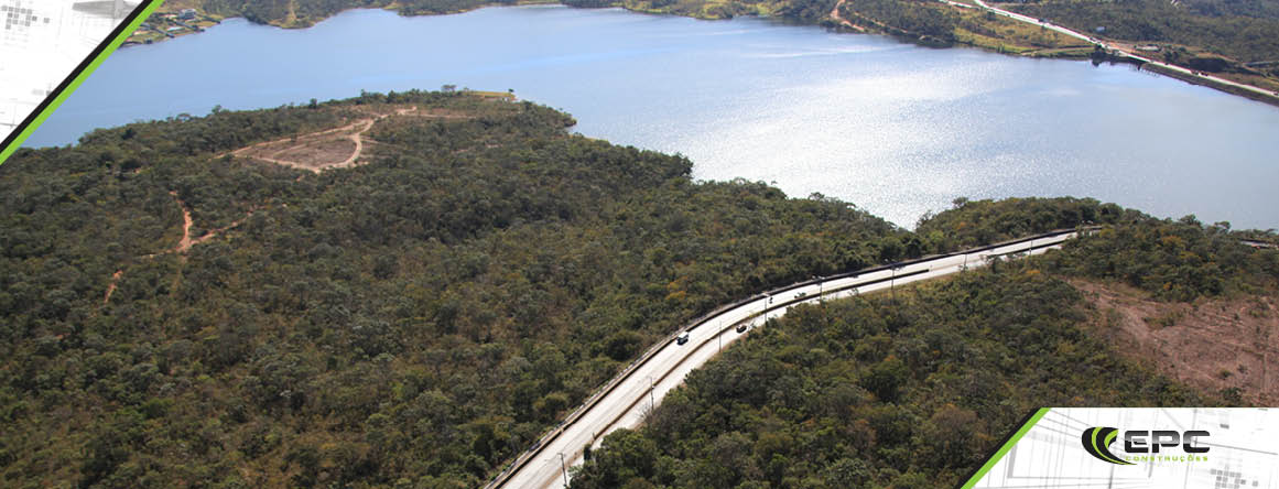 Implantação e sinalização de ciclovia e restauração da Rodovia DF-001 - Barragem do Paranoá/DF