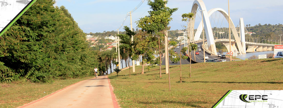 Execução de ciclovias, incluindo paisagismo no Plano Piloto - RA I